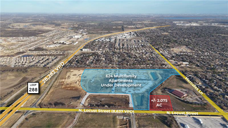 Denton, TX Commercial Land - N Locust Street