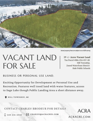 Hale, MI Commercial - N. Sage Lake Rd. @ Francis Rd.