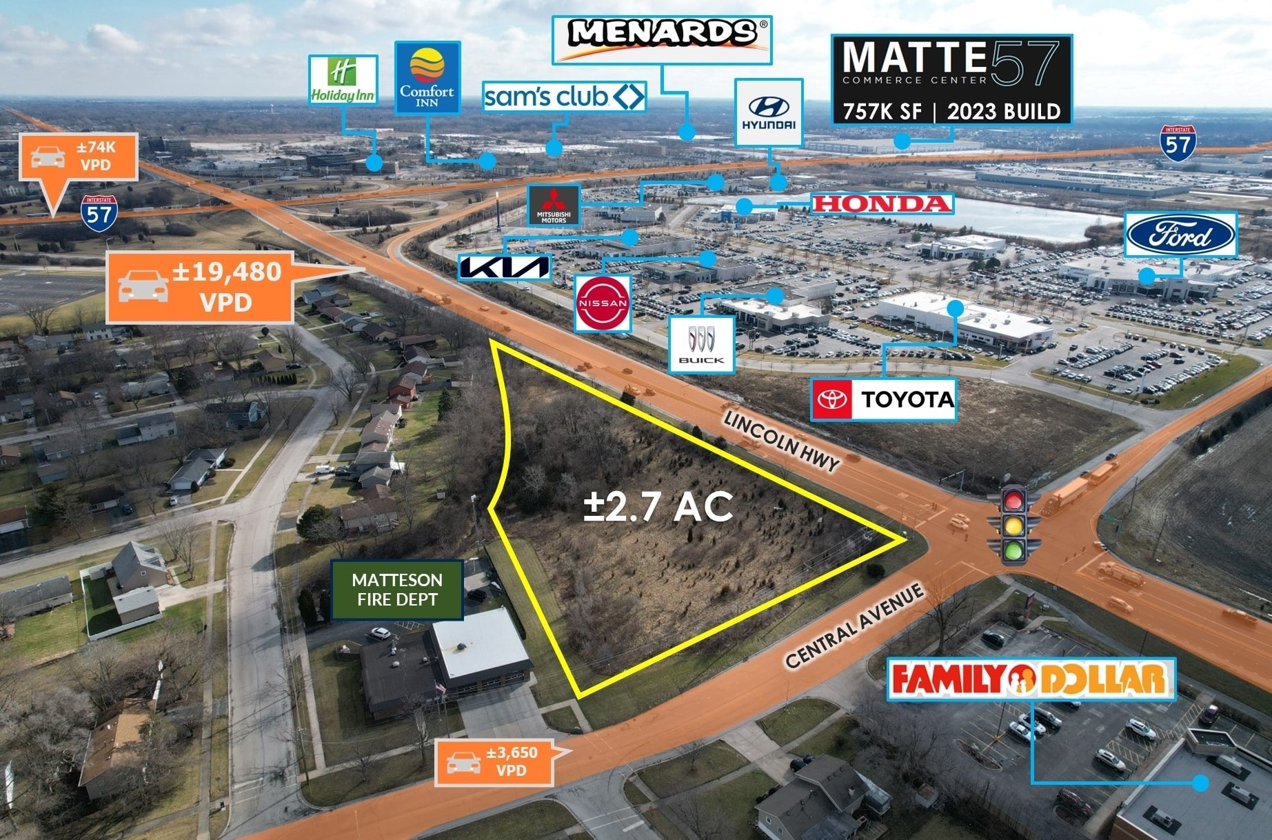 1021 Central Ave, Matteson, IL for Sale