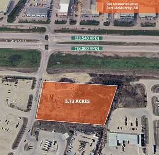 Fort McMurray, AB Industrial Land - 960 Memorial Dr