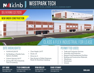 Leesburg, VA Industrial - 59 Clubhouse Dr SW Leesburg, VA Industrial - 59 Clubhouse Dr SW
