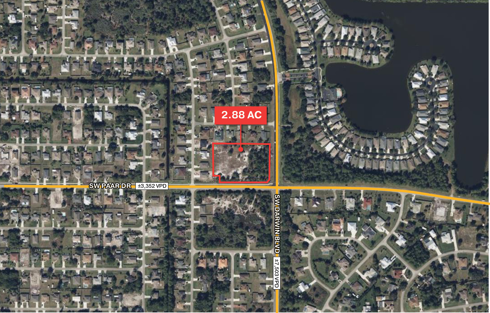 SW Paar Dr @ SW Darwin Blvd, Port Saint Lucie, FL for Sale