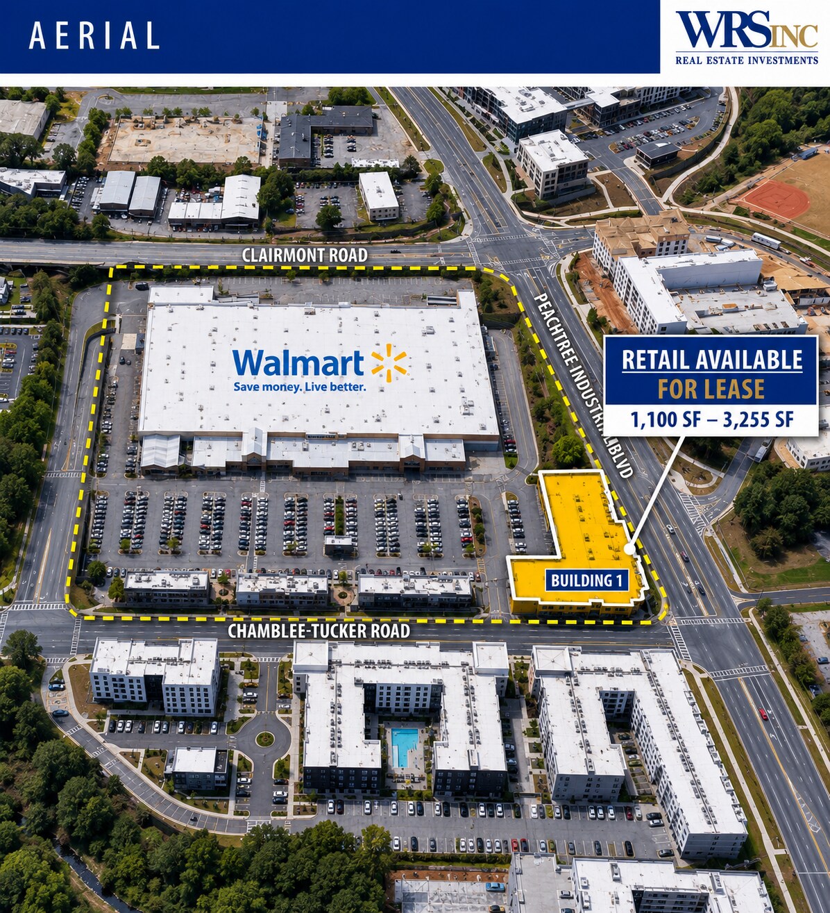 Peachtree Industrial Blvd @ SEC Peachtree Industrial & Chamblee, Chamblee, GA for Rent