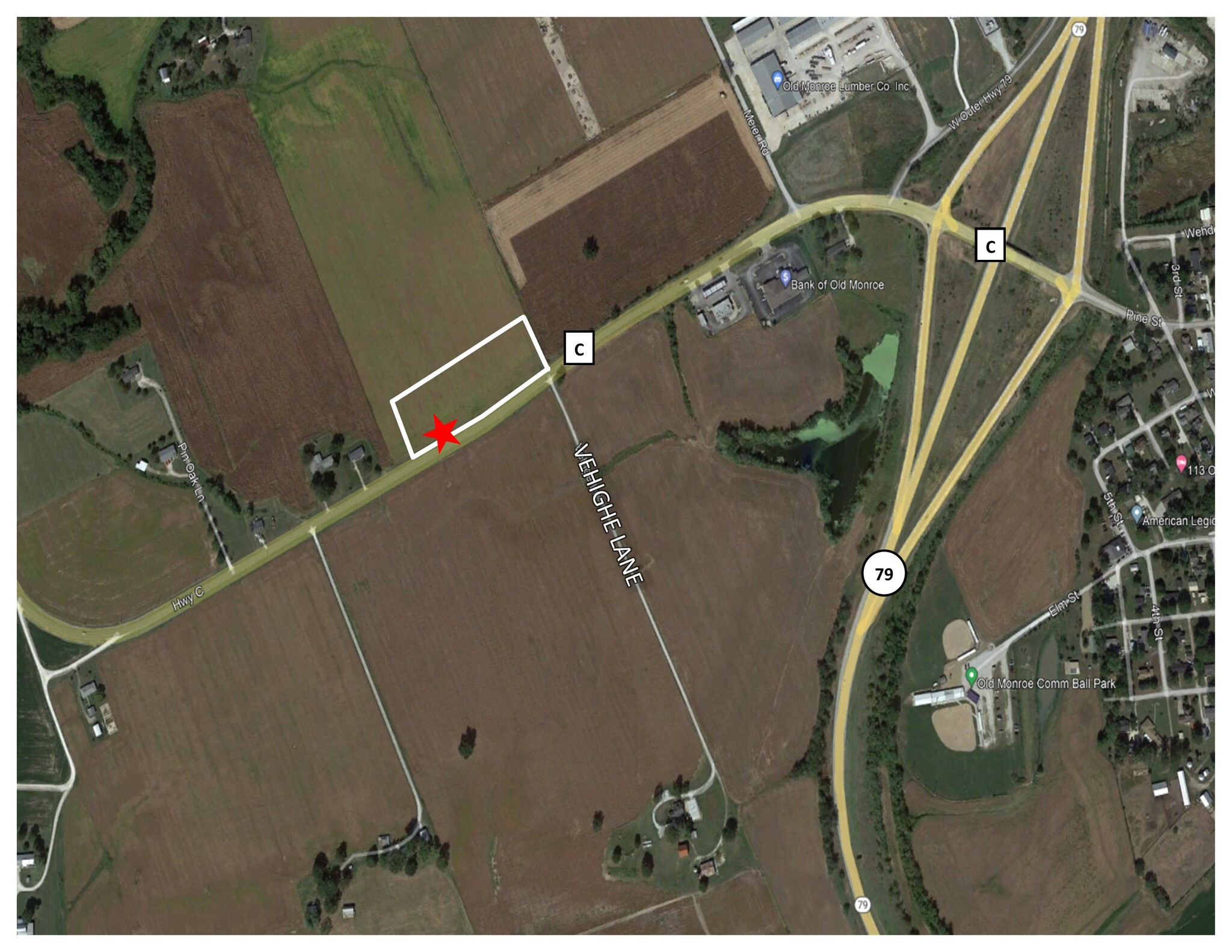 Vehige Lane & Highway C, Old Monroe, MO for Sale