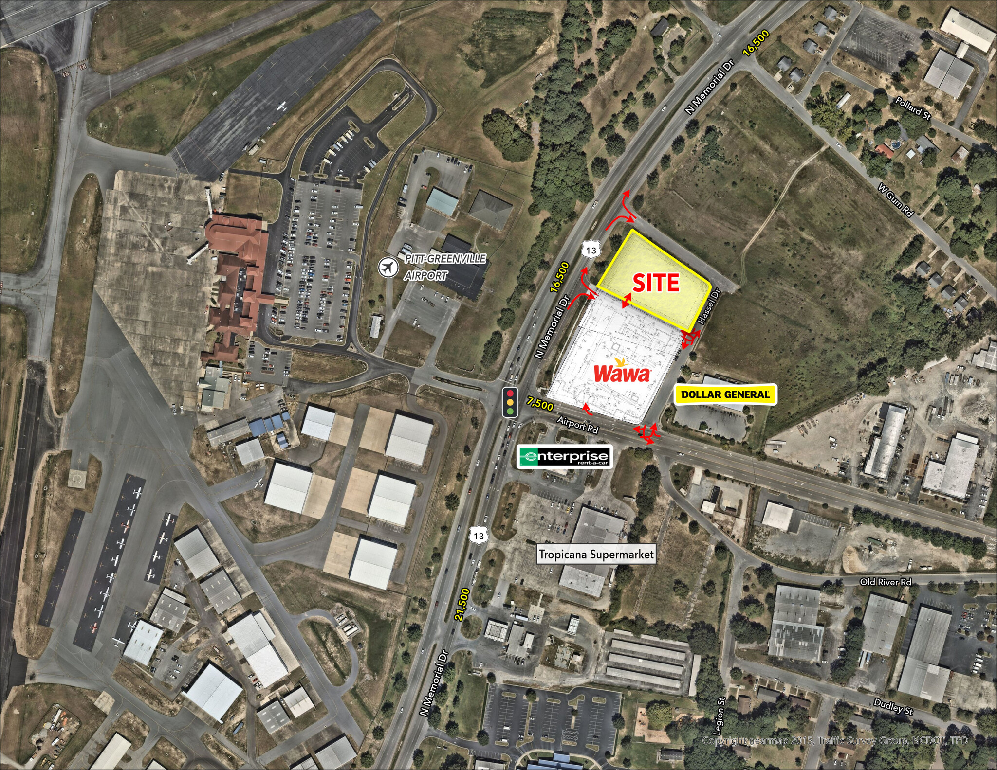 Memorial Dr @ Airport Rd, Greenville, NC for Rent