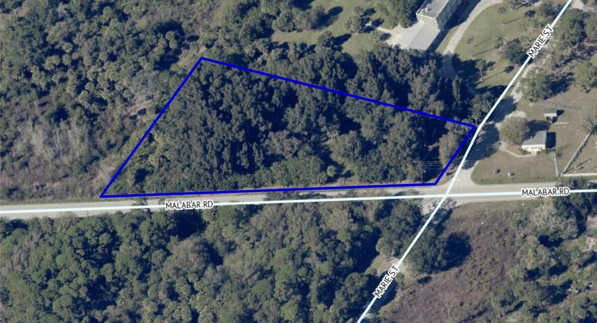 1550 Marie Street Malabar, FL 32950 Land Property for Sale on