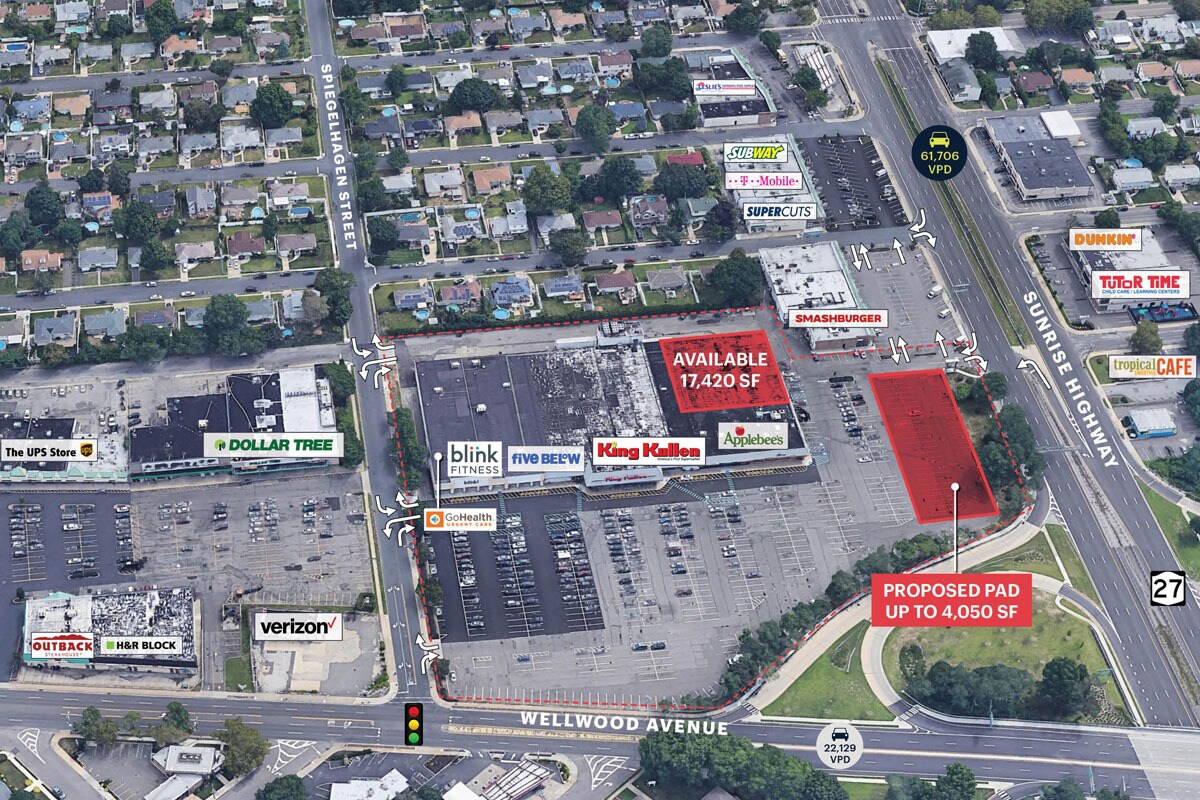 646-656 N Wellwood Ave, Lindenhurst, NY for Rent