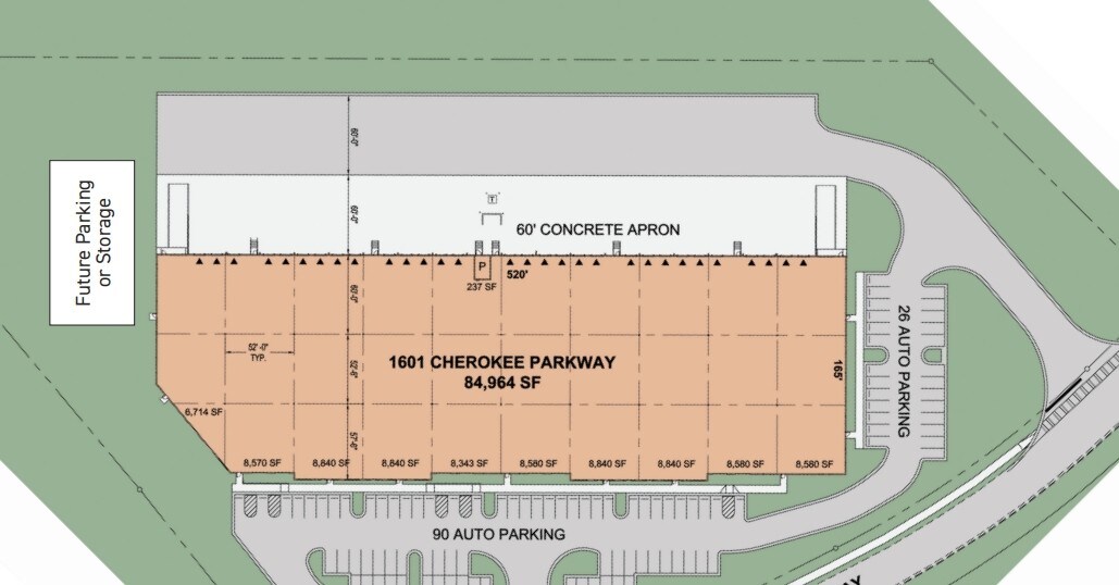 1601 Cherokee Pky Acworth, GA 30102 Industrial Property for Sale on
