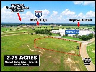 Batesville, MS Commercial - 2.75 acres Medical Center Dr