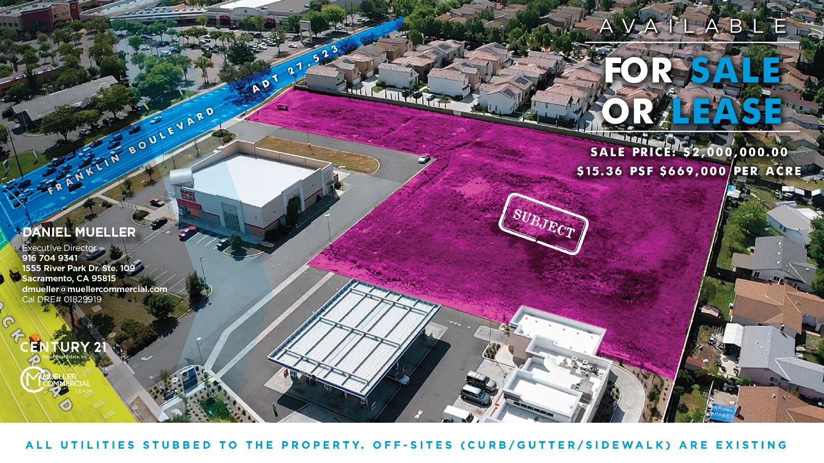 Mack Rd Sacramento, CA 95823 Land Property for Sale on