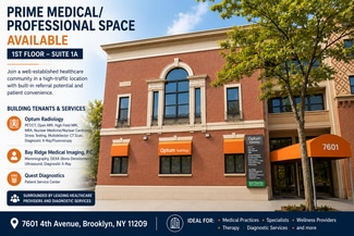 Brooklyn, NY Office/Medical - 7601 Fourth Ave Brooklyn, NY Office/Medical - 7601 Fourth Ave