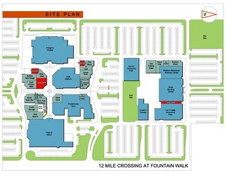 Novi, MI Retail - 44075-44275 W 12 Mile Rd