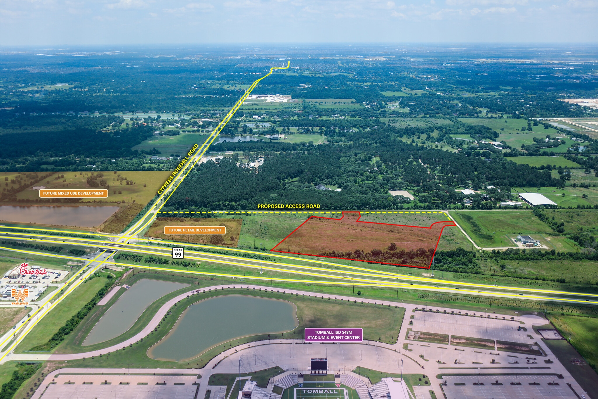 19503 Cypress Rosehill Rd, Tomball, TX for Sale