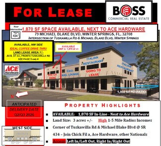 Winter Springs, FL Retail - 79 Michael Blake Blvd Winter Springs, FL Retail - 79 Michael Blake Blvd