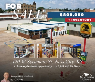 Ness City, KS Convenience Store - 120 W Sycamore St Ness City, KS Convenience Store - 120 W Sycamore St