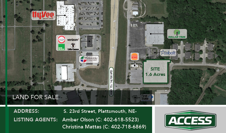 Hwy 75 & 1st Ave, Plattsmouth, NE for Sale