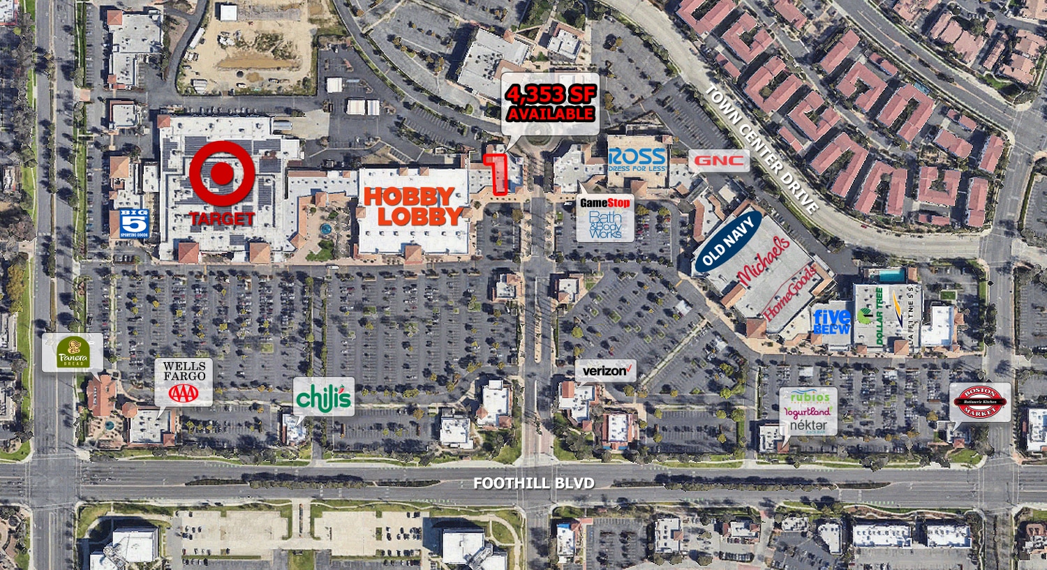 10570-10848 Foothill Blvd, Rancho Cucamonga, CA for Rent