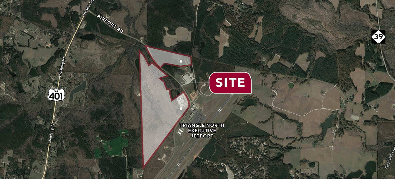 Airport Rd @ Airport Blvd, Louisburg, NC for Sale