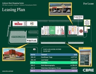 Ardmore, PA Retail - 157-195 Lancaster Ave