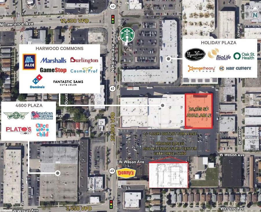 4701 N Harlem Ave, Harwood Heights, IL for Rent