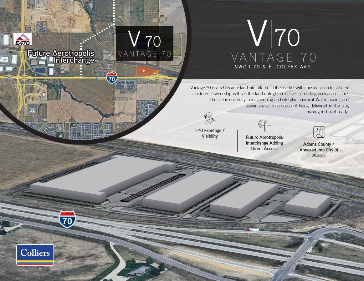 NWC I-70 & East Colfax Ave., Aurora, CO for Sale