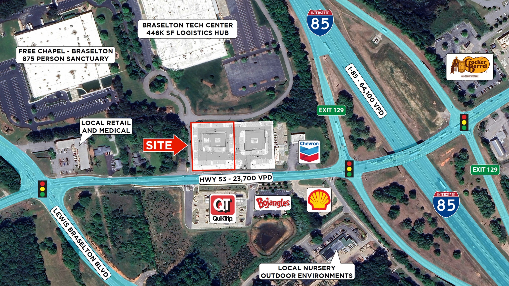 5555 Hwy 53, Braselton, GA for Rent