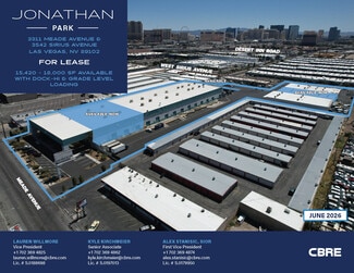 Las Vegas, NV Industrial - 3542 Sirius Ave Las Vegas, NV Industrial - 3542 Sirius Ave