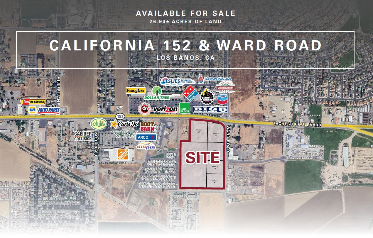 California 152 @ Ward Road, Los Banos, CA for Sale