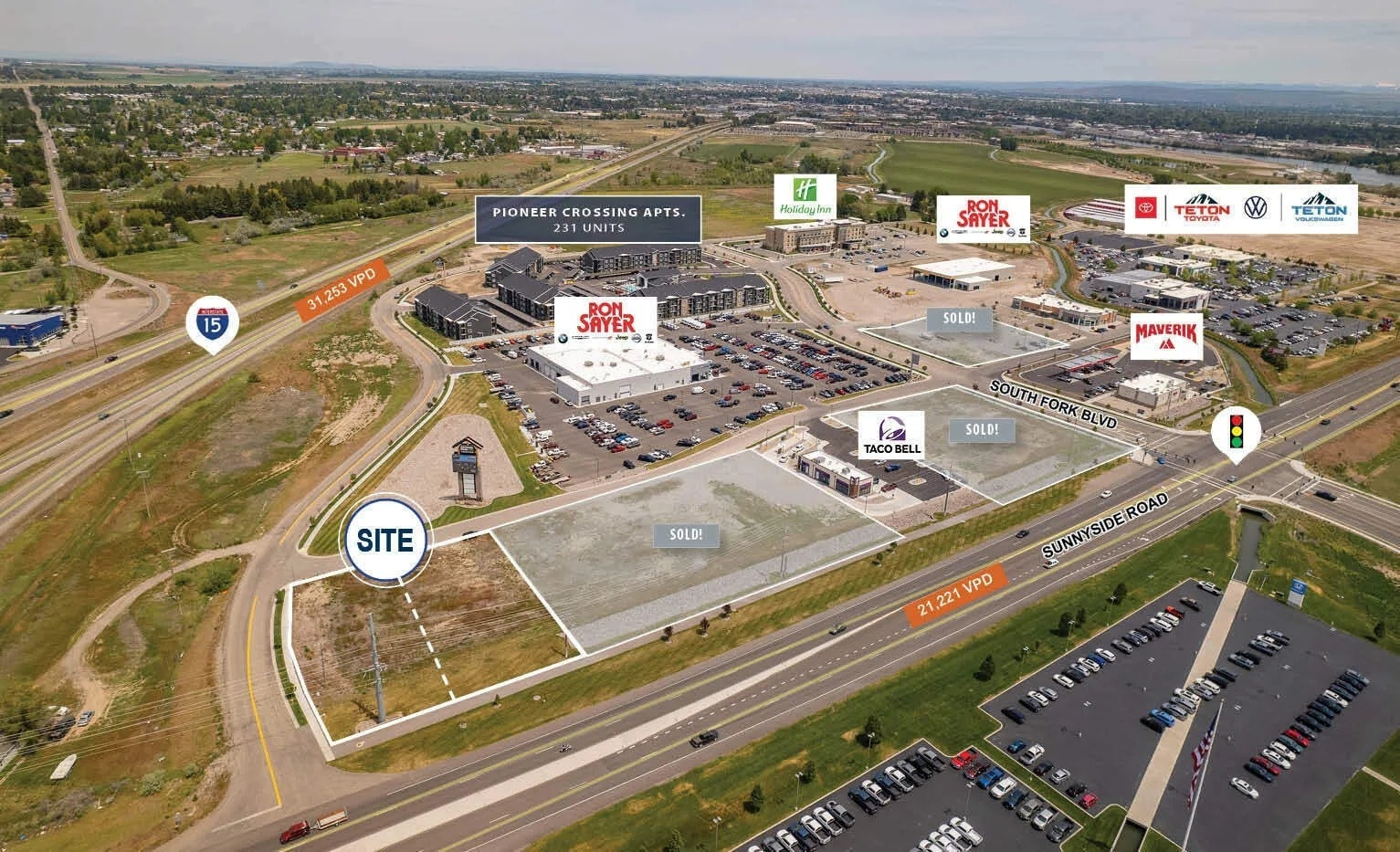 TBD W Sunnyside Rd & I-15, Idaho Falls, ID for Sale