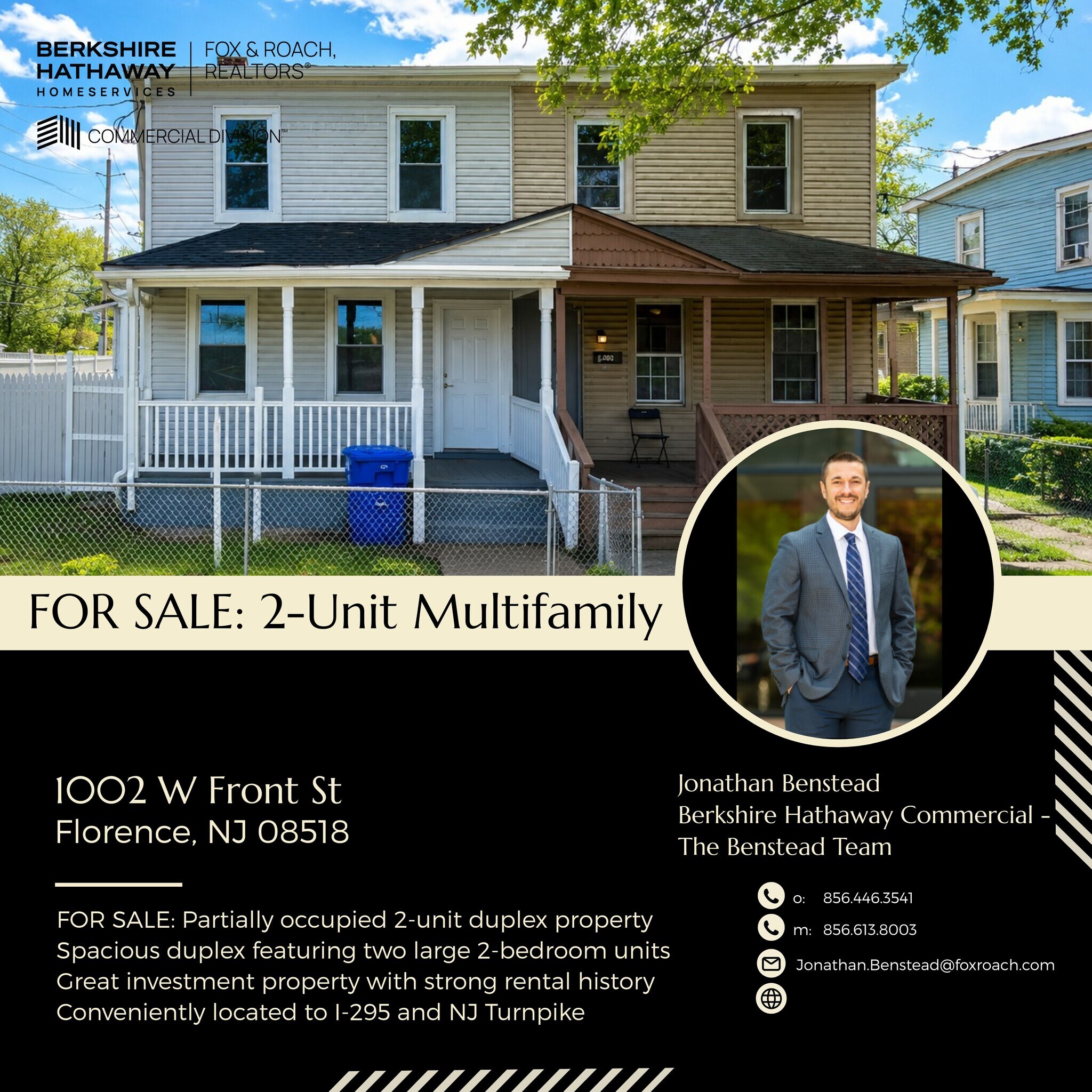 1002 W Front St, Florence, NJ for Sale