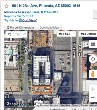 Phoenix, AZ Commercial Land - 601 N 2nd Ave