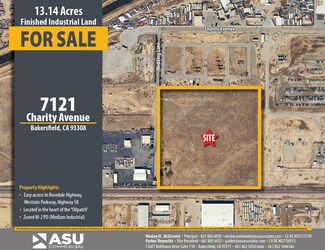 Bakersfield, CA Industrial Land - 7121 Charity Ave Bakersfield, CA Industrial Land - 7121 Charity Ave