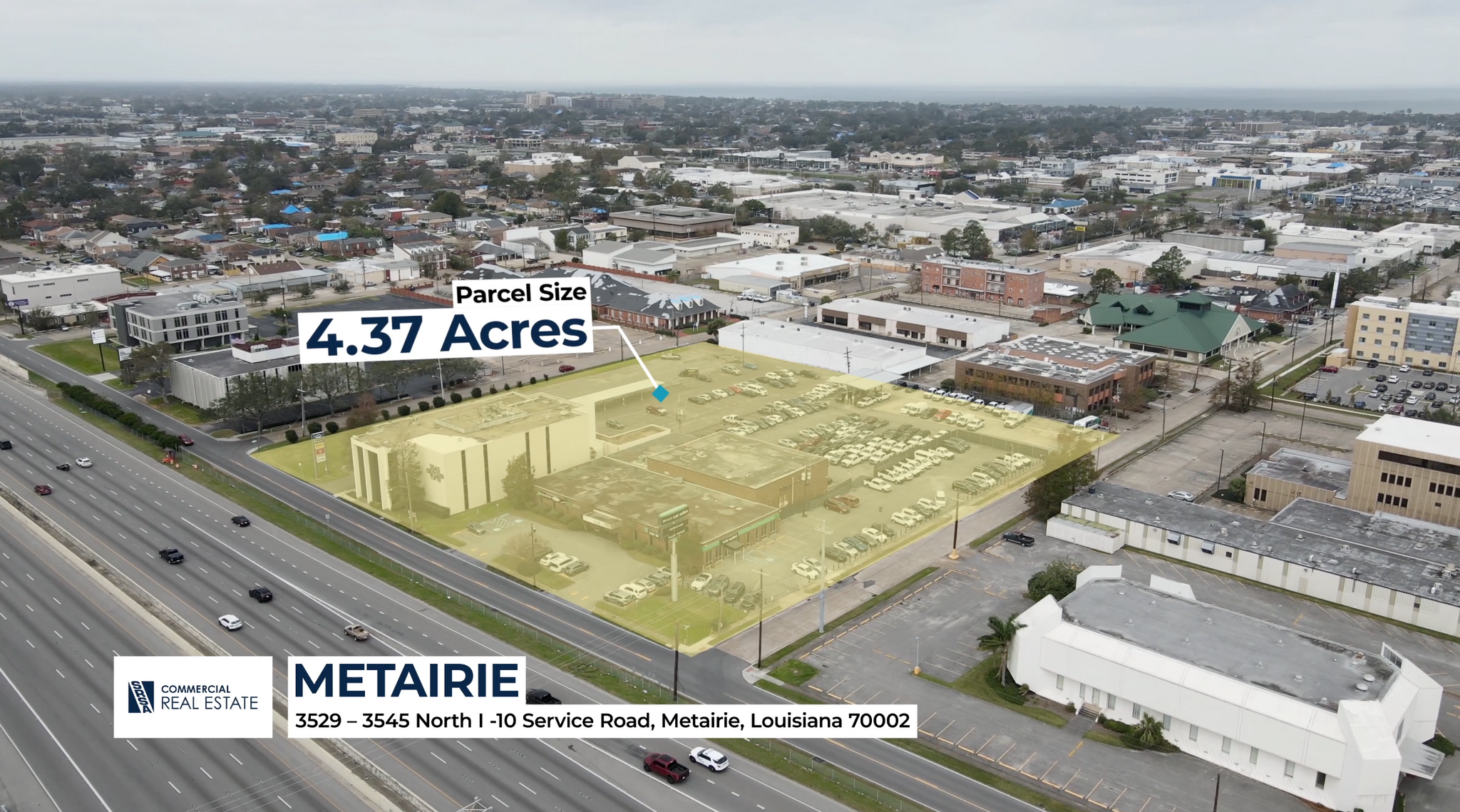 3529-3545 N I-10 Service Rd, Metairie, LA for Sale