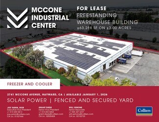 Hayward, CA Warehouse - 2741 McCone Ave
