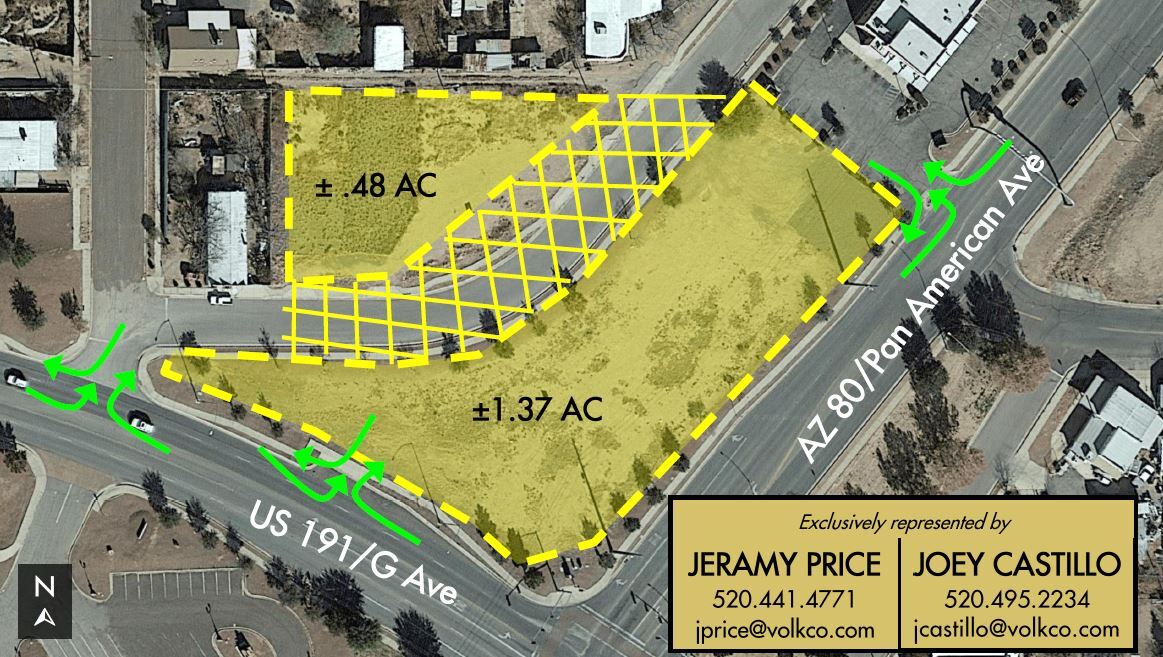 G Avenue US Route 191 @ AZ 80/Pan American Ave, Douglas, AZ for Sale