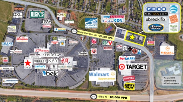 4750 Valley View Blvd NW, Roanoke, VA for Rent