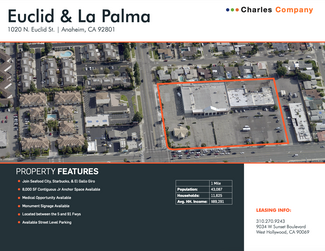 Anaheim, CA Retail - 928-1098 N Euclid St