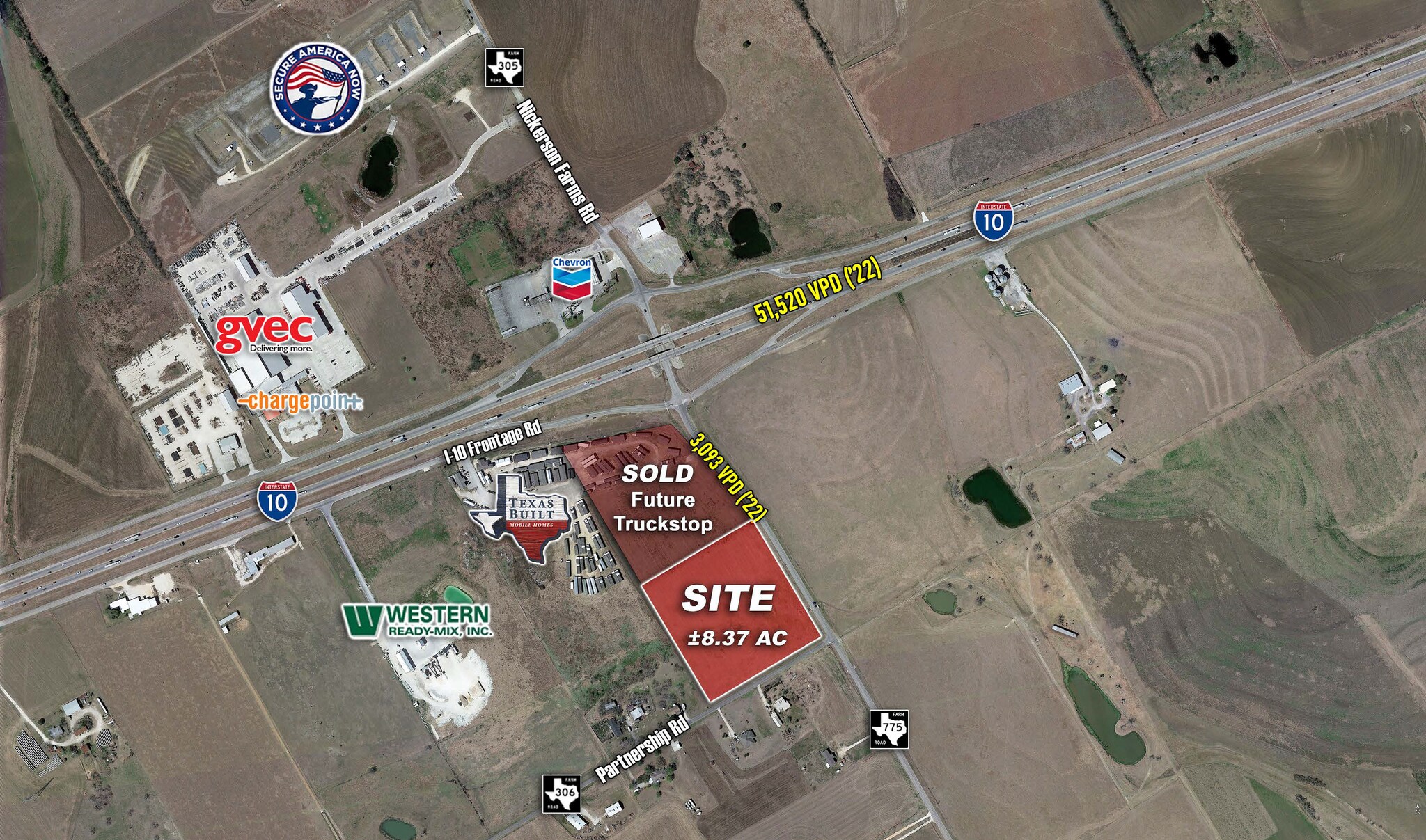IH-10 E @ FM 775, Seguin, TX for Sale