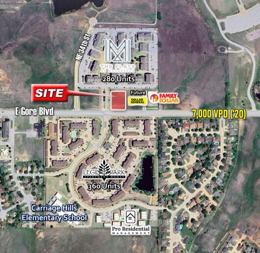 NEQ of E Gore & NE Flower Mound Rd blvd, Lawton, OK for Sale