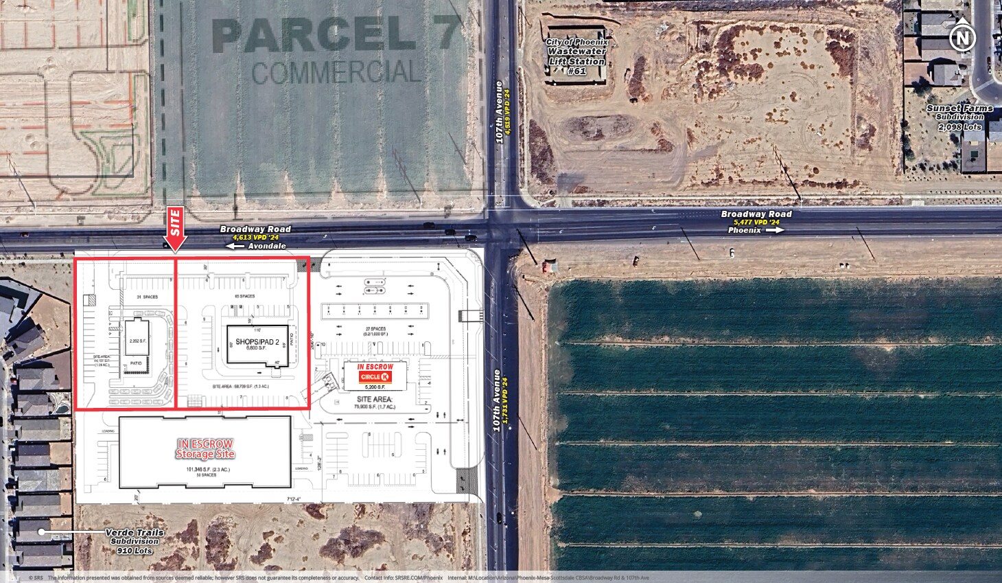 SW 107th & Broadway Rd, Tolleson, AZ for Sale