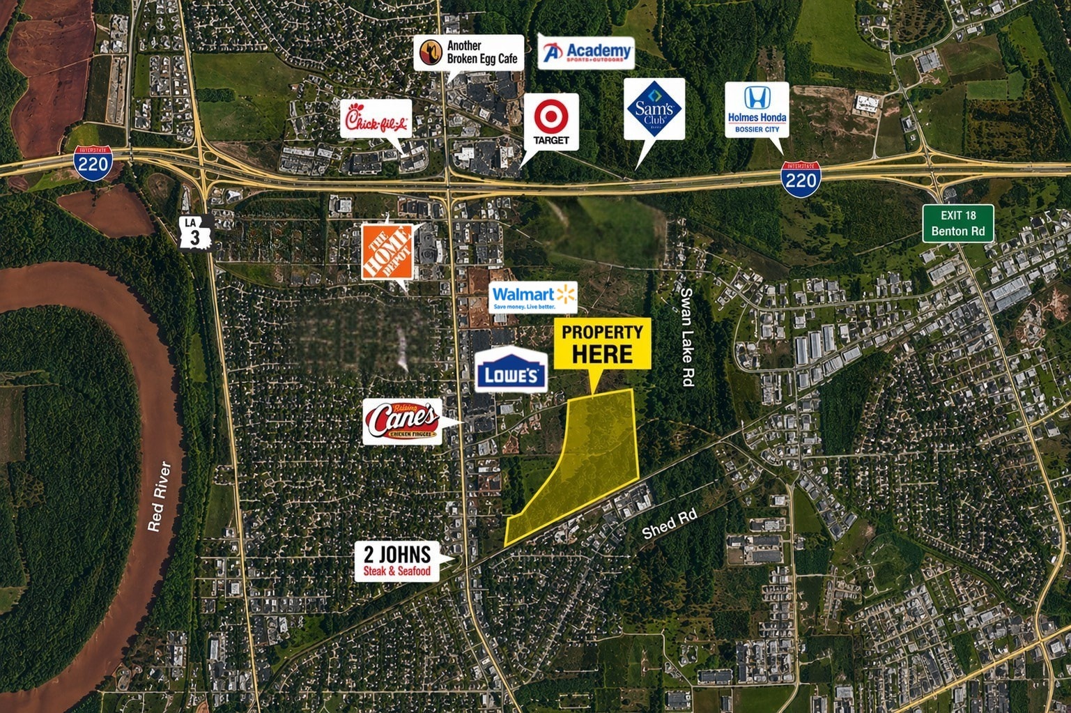 Plantation Drive Dr @ Douglas Drive, Bossier City, LA for Sale