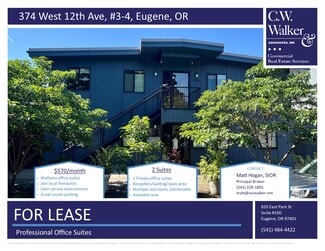 Eugene, OR Office - 372-374 W 12th Ave