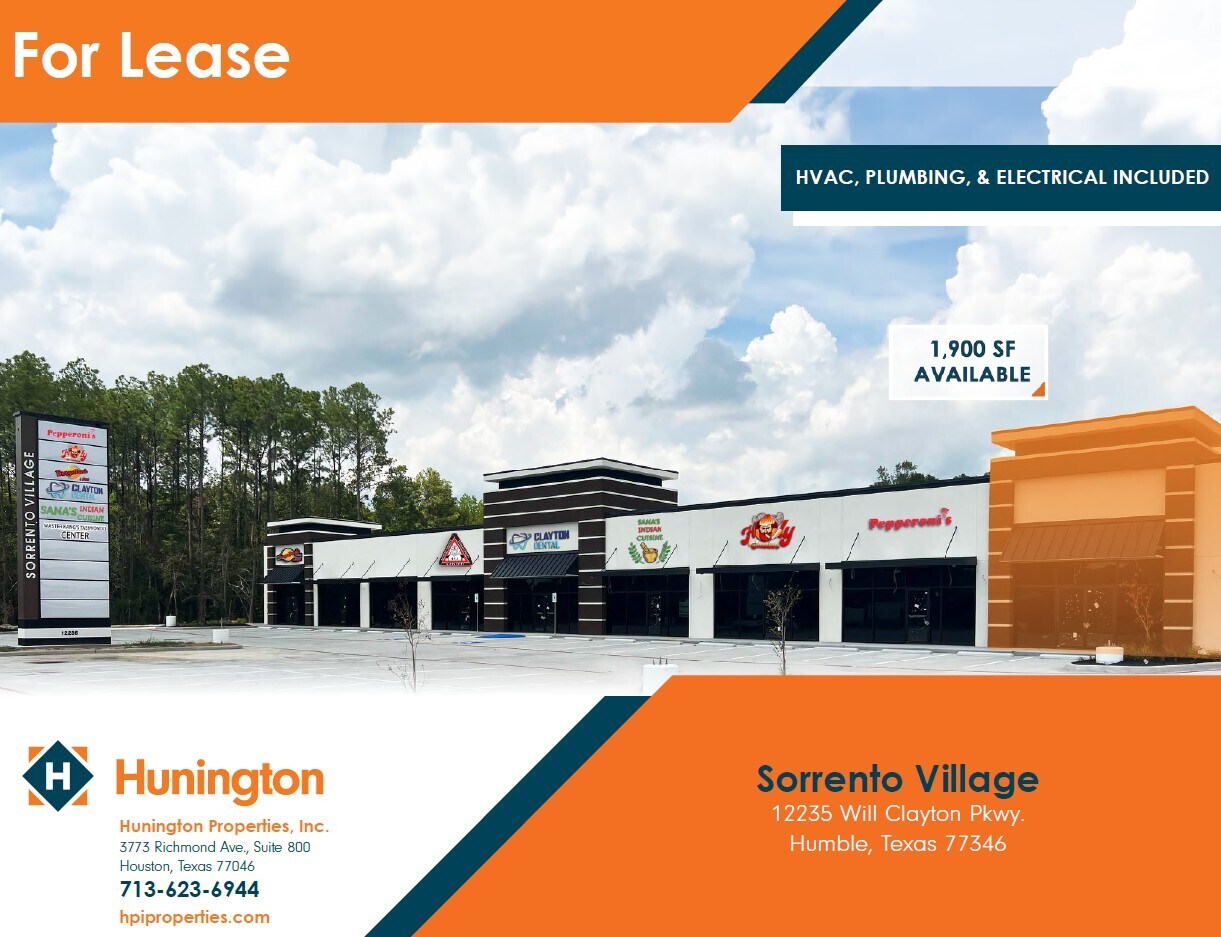 12235 Will Clayton Blvd, Humble, TX for Rent
