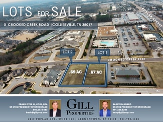 Collierville, TN Commercial Land - 9960 Crooked Creek Dr