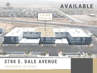 Henderson, NV Industrial - 3780 E Dale Ave Henderson, NV Industrial - 3780 E Dale Ave