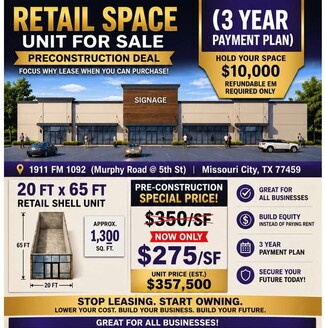 Missouri City, TX Commercial - 1911 FM1092 Rd Missouri City, TX Commercial - 1911 FM1092 Rd