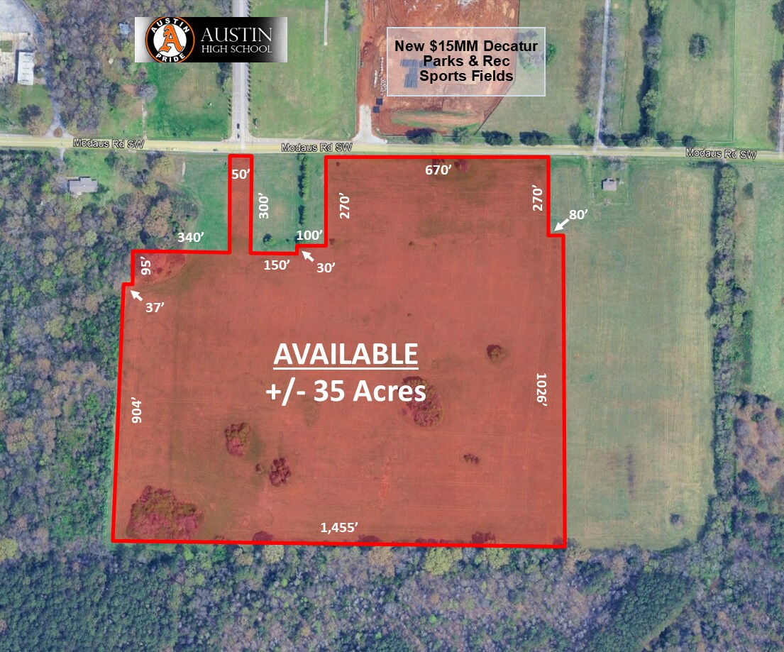 0 Modaus Road, Decatur, AL for Sale