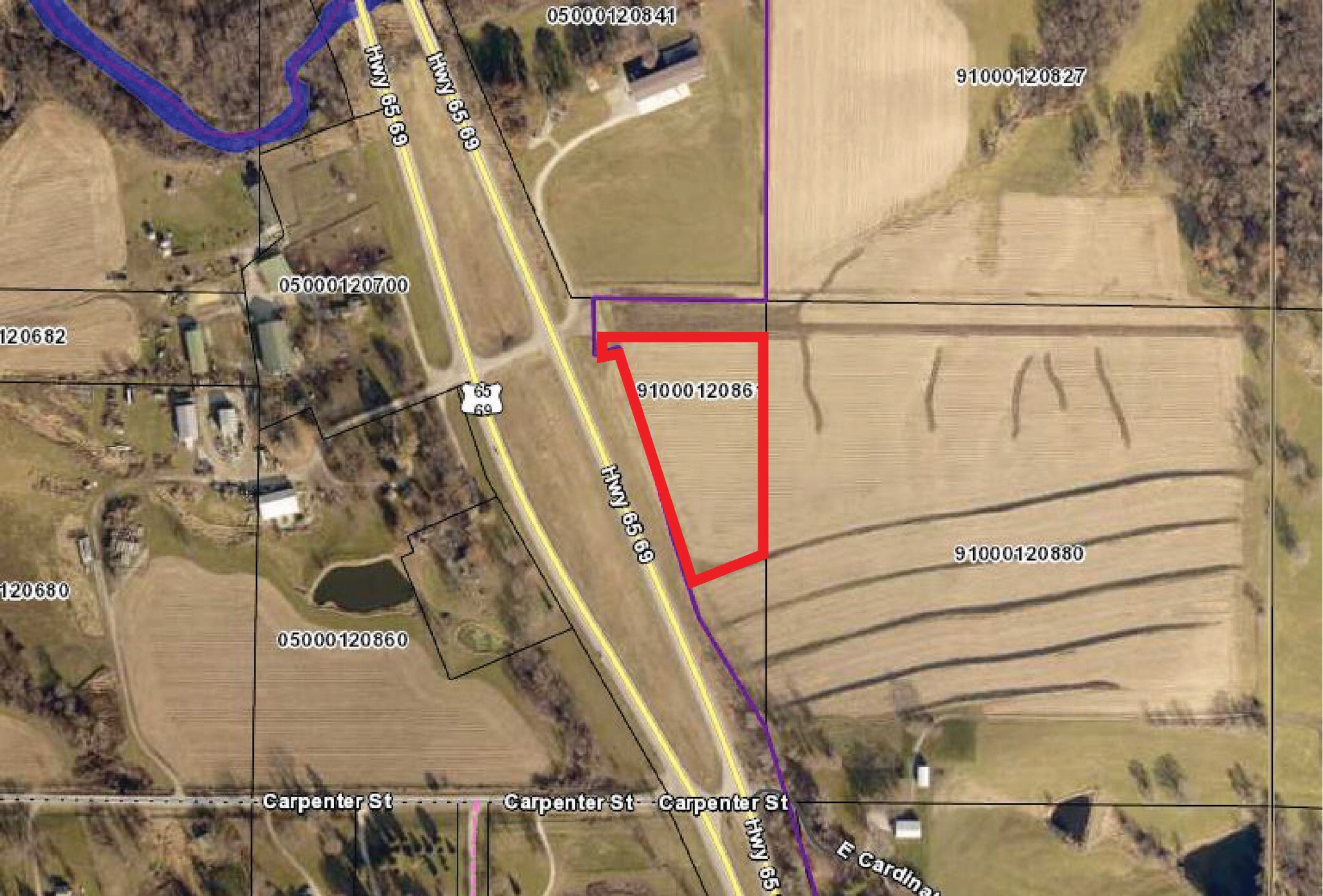 Hwy 65/69 Carpenter St. Des Moines, IA 50320 Land Property for