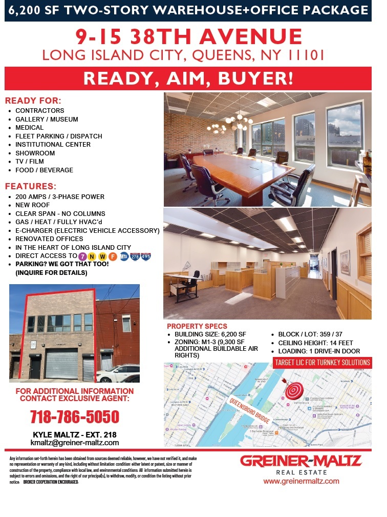 9-15 38th Ave, Long Island City, NY for Sale