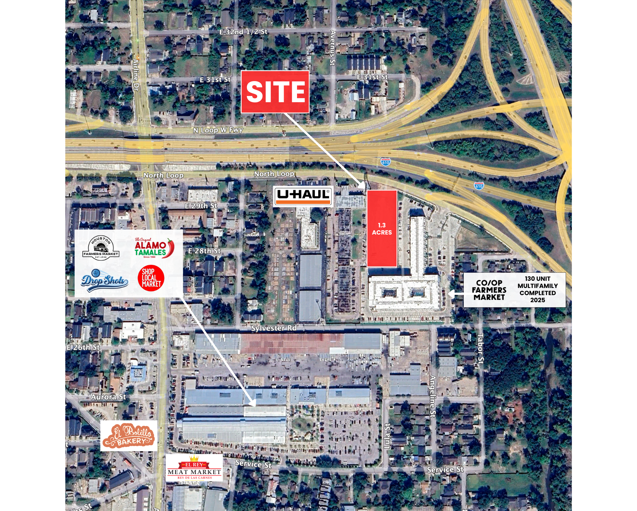 1550 N Loop, Houston, TX for Rent